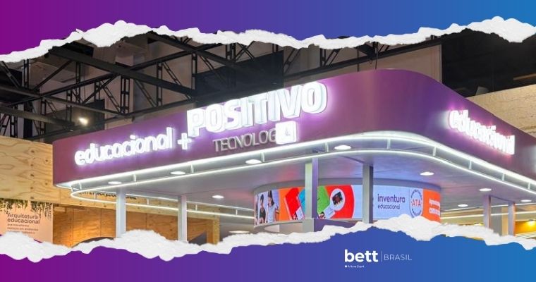 Estande da Educacional na Bett Brasil 2026 com soluções de tecnologia e inovação para educação