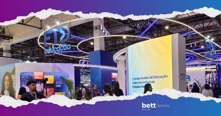 FTD Educação apresenta espaço com palestras e soluções educacionais na Bett Brasil 2026