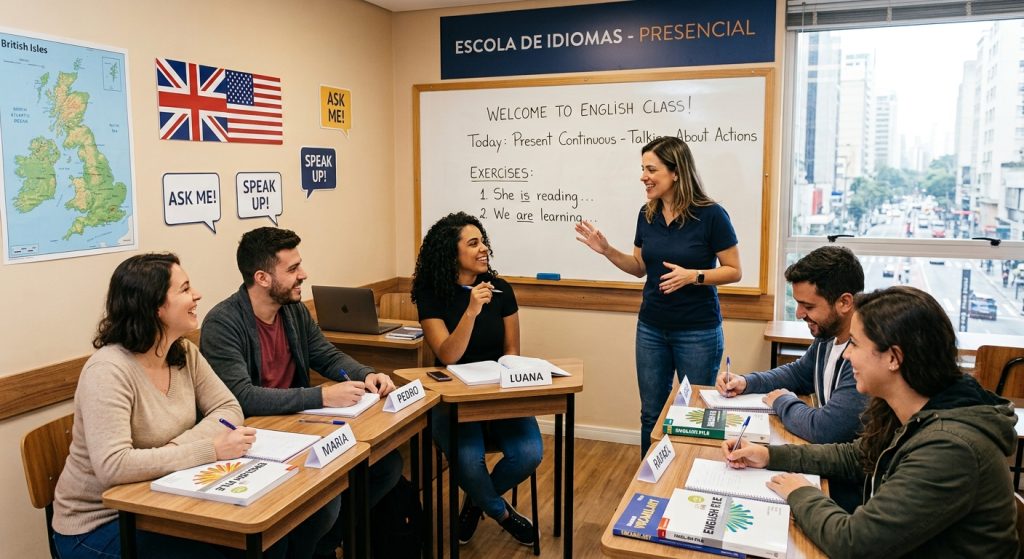 melhores cursos de inglês presenciais